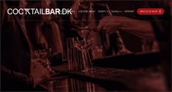 Desktop Screenshot of cocktailbar.dk