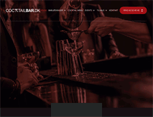 Tablet Screenshot of cocktailbar.dk